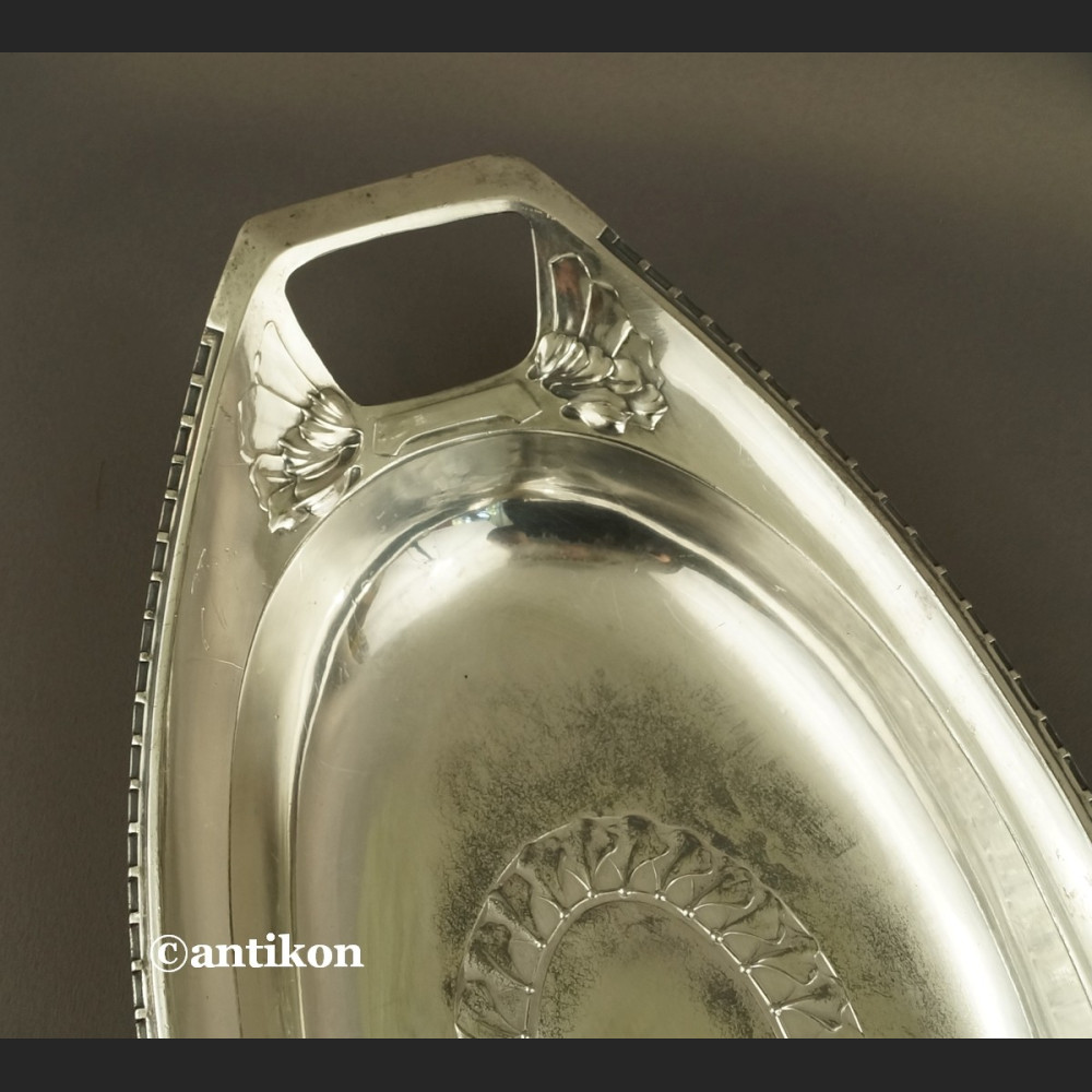 Sesesyjna parera platerowana Kayser z początku XX w Sesesyjna parera platerowana Kayser z początku XX w