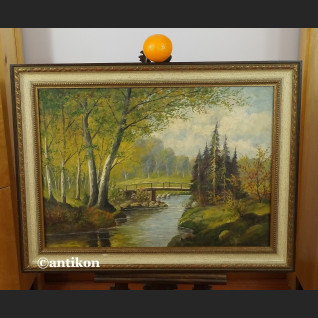 Obraz olejny pejzaż  Urok natury