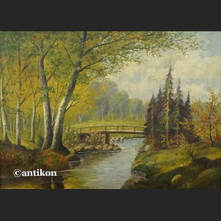 Obraz olejny pejzaż Urok natury Obraz olejny pejzaż Urok natury