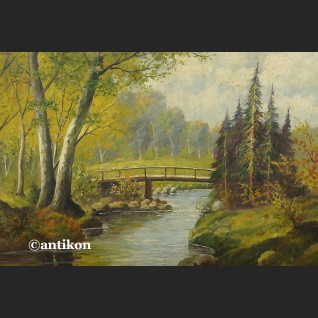 Obraz olejny pejzaż Urok natury Obraz olejny pejzaż Urok natury