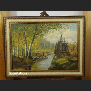 Obraz olejny pejzaż Urok natury Obraz olejny pejzaż Urok natury