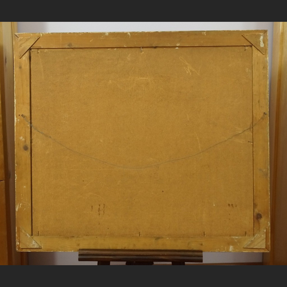 Olej na desce Wodospad leśny pejzaż