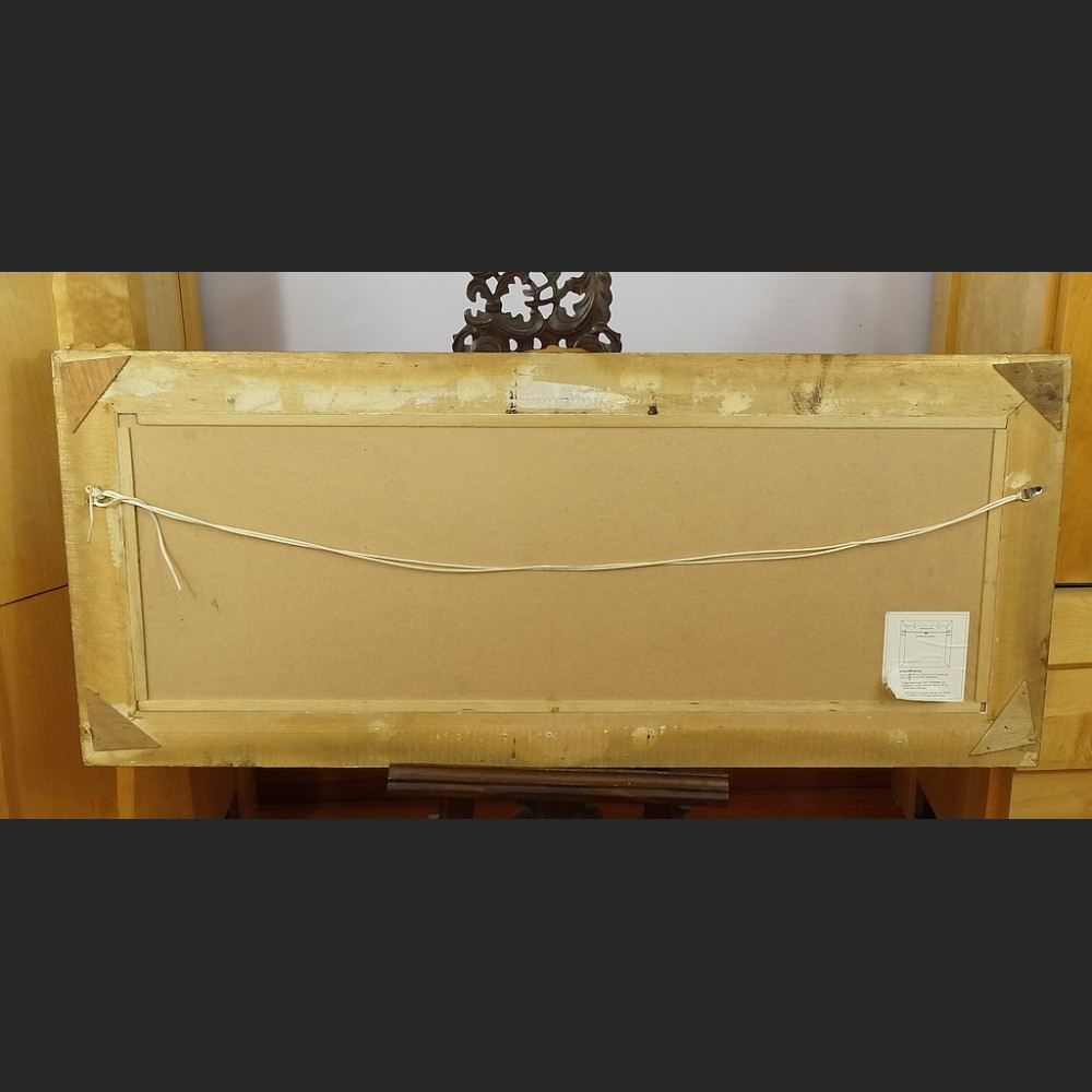 Obraz olejny na desce Górski pejzaż z kapliczką 