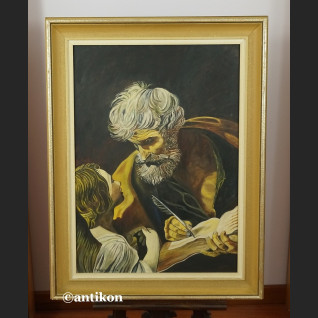 Obraz olejny portret mędrca