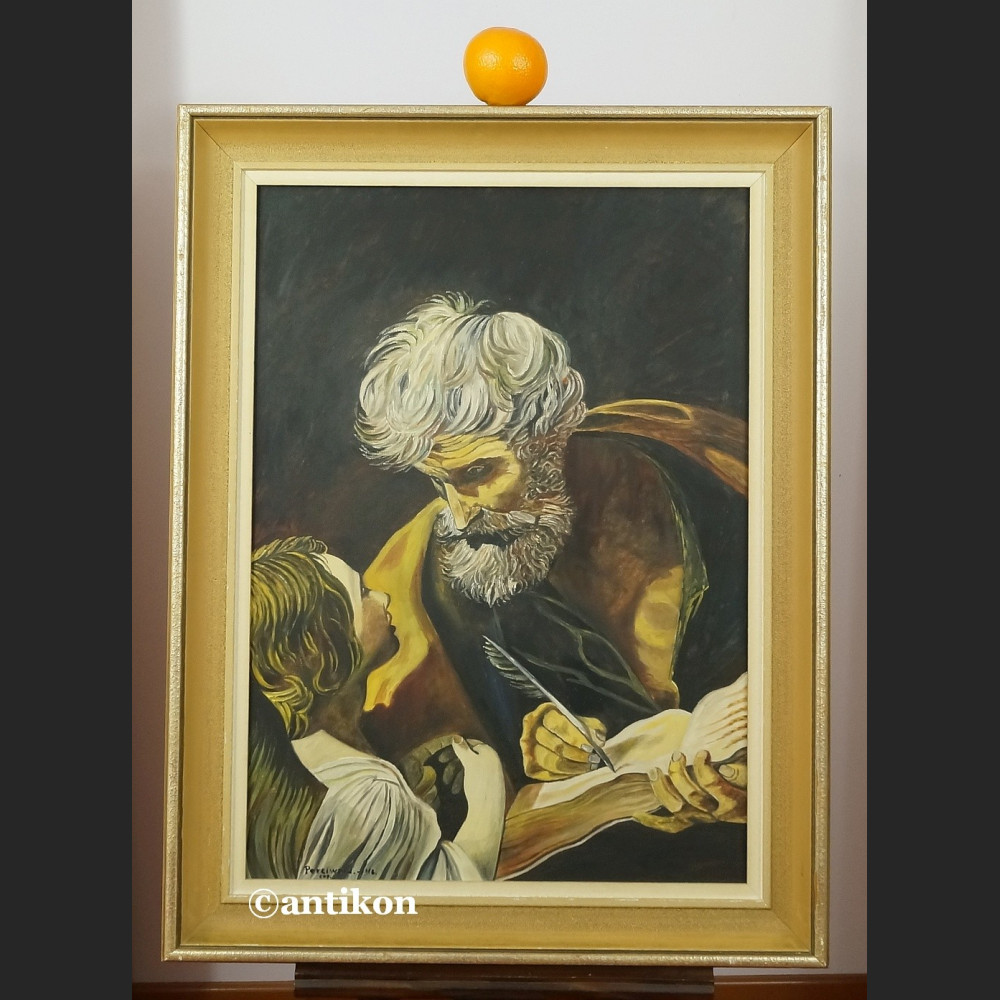 Obraz olejny portret mędrca