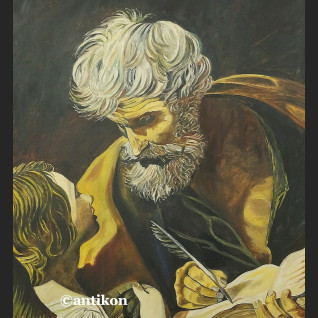 Obraz olejny portret mędrca