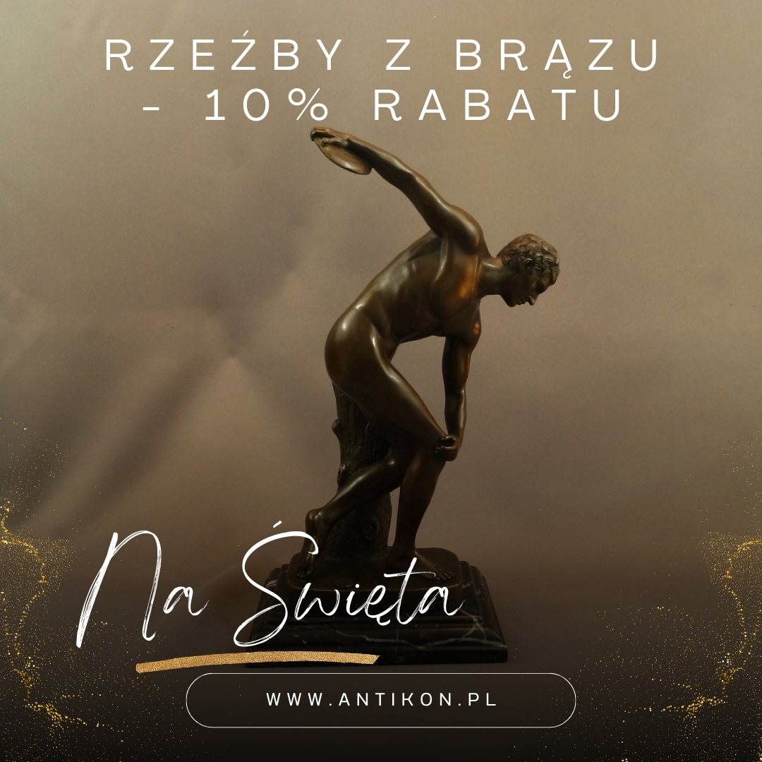 rzeźby z brązu rabat 